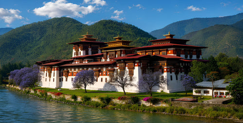 Punakha Dzong Jigsaw Puzzle — 500 Pieces