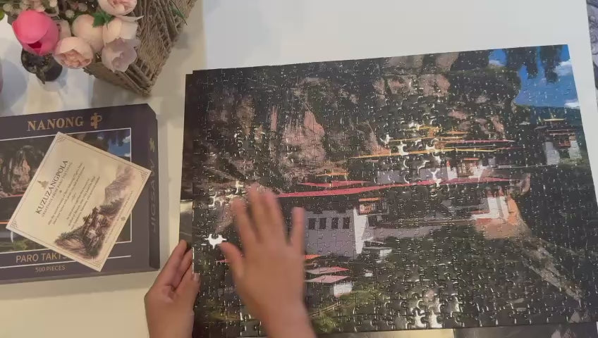 Paro Taktsang Jigsaw Puzzle — 500 Pieces